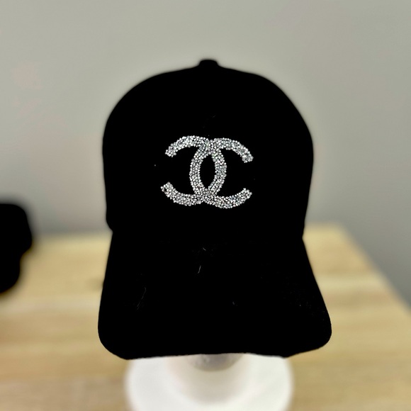 Custom CC rhinestone hat!! - Picture 1 of 3
